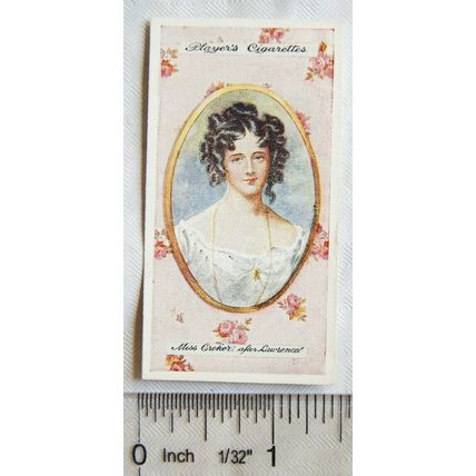 1923 John Player & Sons Miniatures No. 21 Miss Croker