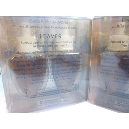 2 bx /4 bulbs Bath & Body Works Wallflower Diffuser Refill Bulb Leaves