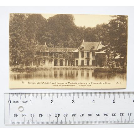 vintage postcard Versailles, Hamlet of Marie Antoinette, The Queen's House