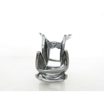 Rose gold or silver metal heart hair claw clip jaw clip