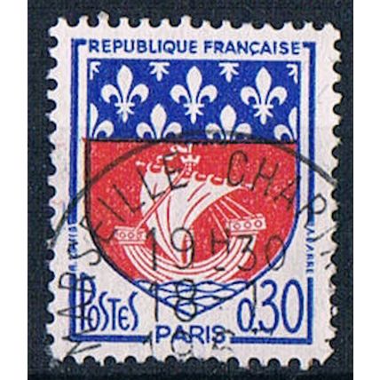 France 1960 SG1499f fr68 Paris 30c Used Stamp