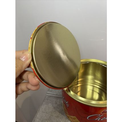 Cheesebits EMPTY Collectible Tin Storage Container Display Decor