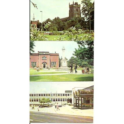 Warwickshire NUNEATON 3 Postcards (DVP)