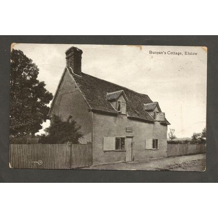Postcard Bedfordshire Elstow Bunyans Cottage
