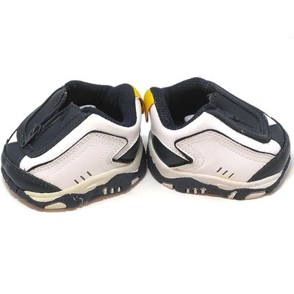 Build A Bear Workshop Skechers Tennis Shoes White And Navy Zipper Leather