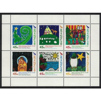 New Zealand Christmas 'What Christmas Means to Me' Sheetlet 2006 MNH
