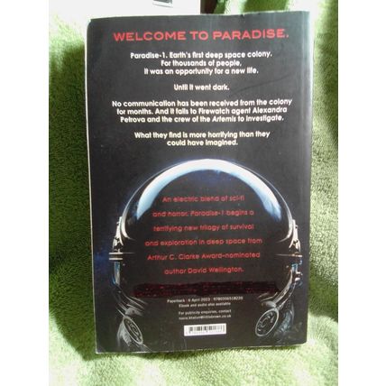 David Wellington Paradise-1 TPB ARC Trade Printers Proof