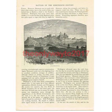 Salamanca, 1812, Book Illustration, c1905