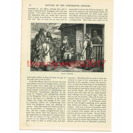 Polish Peasants, Poland, Book Illustration, c1905