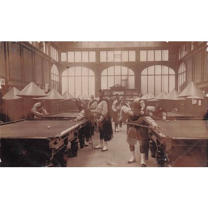 Manchester Wellings & Downs Social Club Military Old Postcard