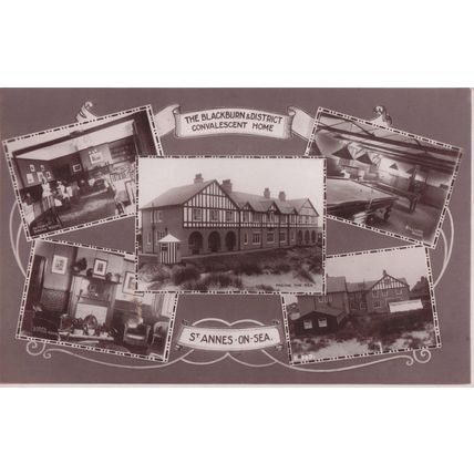 Snooker Blackburn Convalescent Home St Annes On Sea Lancs Postcard