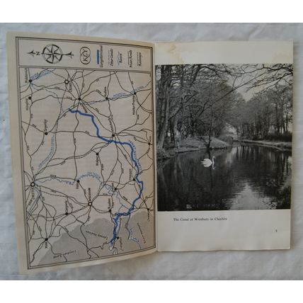 1970 British Waterways Cruising Booklet 1 Llangollen Canal Hurleston Llantysilio