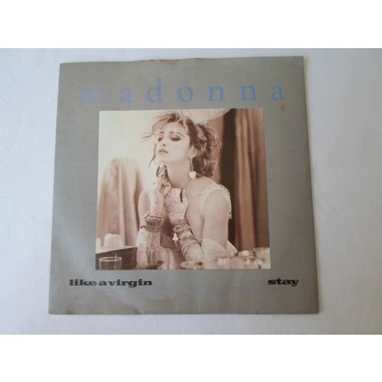 7"MADONNA 1984. LIKE A VIRGIN SIRE. W9210. W929210-7. STAY.PAPER LABEL,NEAR MINT