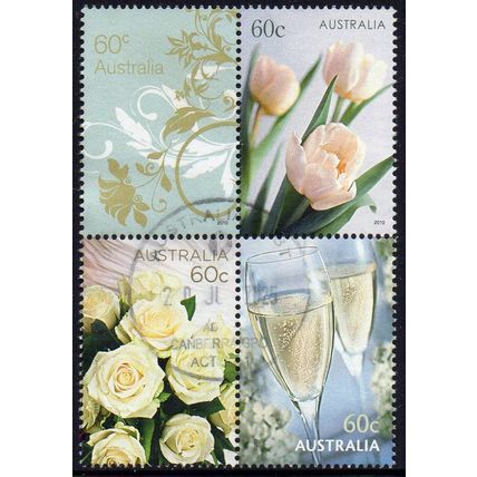 Australia 2010 Special Occasions - Block of 4 x 60c Used