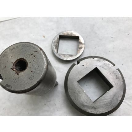 WILSON WT 1.414" SQUARE THICK TURRET PUNCH & DIE,TF