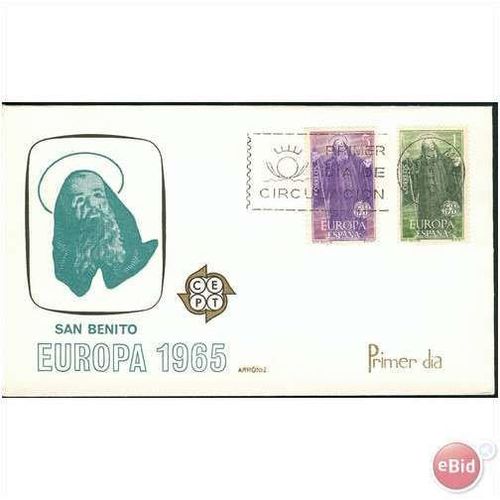 Spain FDC 1965 - SG 1735-1736 - Europa 1965 - San Benito