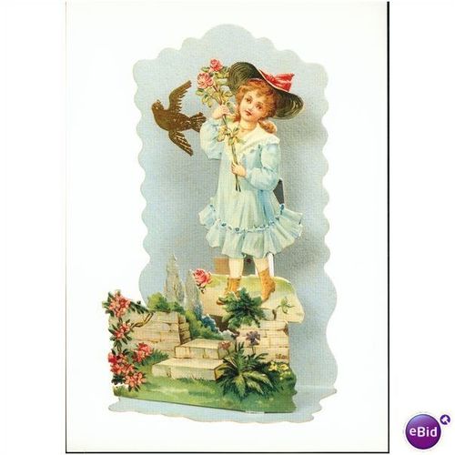 National Postal Museum Postcard - Victorian 3 dimensional Valentine