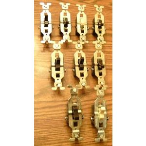 Lot of 9: GE 2 Wire Toggle Switches