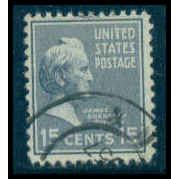 Used 820 15c James Buchanan Fine M08024
