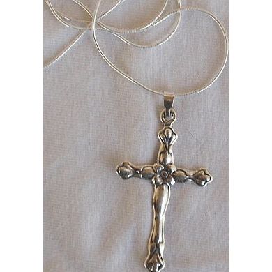Cross silver pendant-FW
