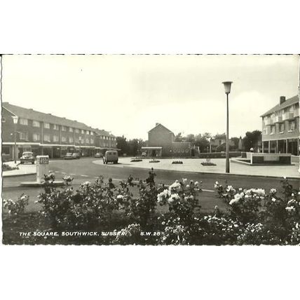 Sussex SOUTHWICK The Square Postcard (Wardell S.W.28)