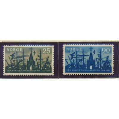 Norway Stamps Scott #456 To 457, Mint Never Hinged
