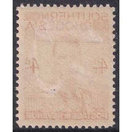 Southern Rhodesia KGVI 1937 4d Red-Orange SG43 Mint MH