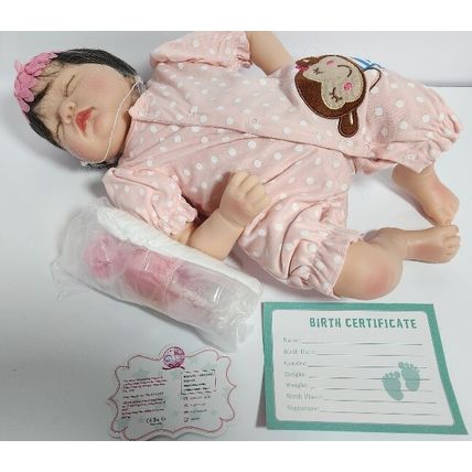 Littler's Love Baby Doll 16" Cute Realistic Silicone Sleeping Doll