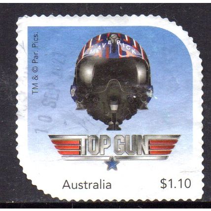 AUSTRALIA: 2021 TOP GUN, USED SELF-ADHESIVE MYSTAMP.