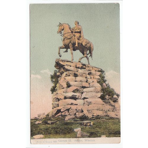 George III Statue Windsor FGO Stuart Postcard 998