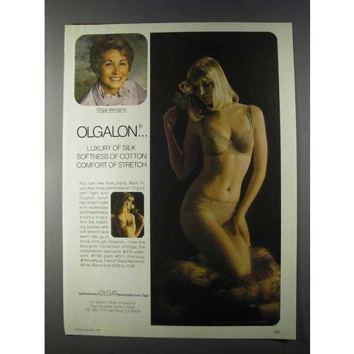 1980 Olga Olgalon #313 Underwire Bra, #750 Pant Ad