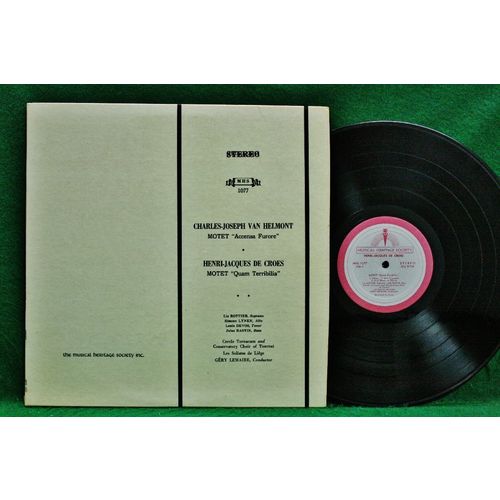 Lemaire/Rottier/Lynen/Devos/Bastin - Van Helmont/De Croes Motets - MHS 1077 - NM