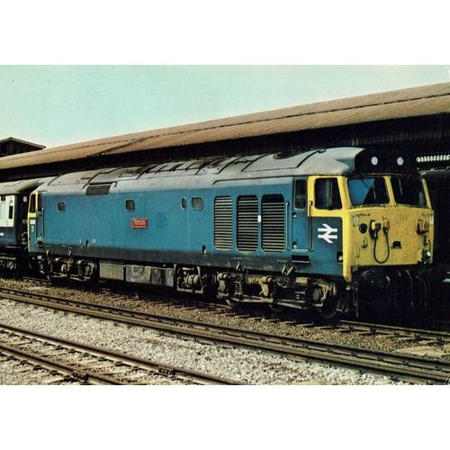 Railway Postcard BR Class 50 50010 Monarch Diesel Loco