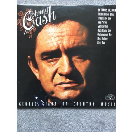 JOHNNY CASH - GENTLE GIANT OF COUNTRY MUSIC (UK 1969 DOUBLE VINYL LP)