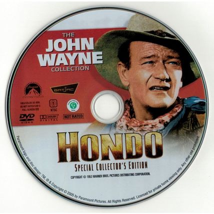 Hondo (DVD disc) 1953 John Wayne, Geraldine Page