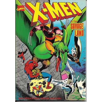 Marvel Comics X-Men in the Savage Land Comic Book Second Printing 1989