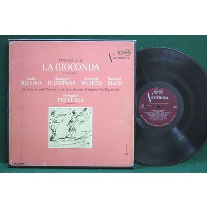 Fernando Previtali/Milanov - Ponchielli: La Gioconda - 3-LP - VIC 6101 - VG+