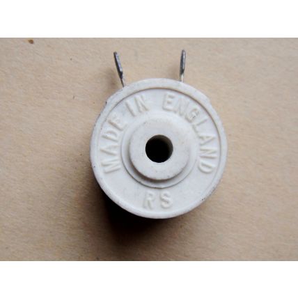 Resistor 25Ω, 17.5 Watt 0.7A Ceramic WW Radiospares RS New Old Stock 1950’s 70’s