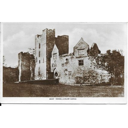 Keep Tower - LUDLOW CASTLE - Shropshire Postcard
