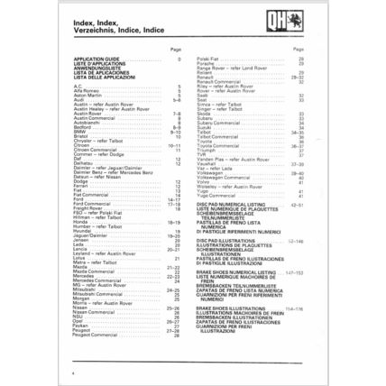 Quinton Hazell Disc Pads And Brake Shoes Parts Catalogue QH10 1987 1988 PDF