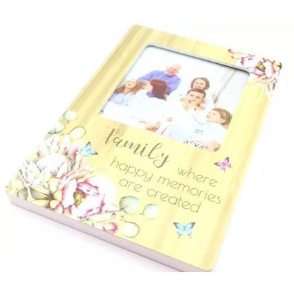 Family Photo Frame Where Happy Memories are Created 18.5 CM Gift Home Decor