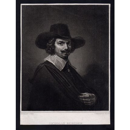 HENDRIK MARTENSZOON SORGH 1808 Niccolò Schiavonetti - Carel Fabritius ENGRAVING