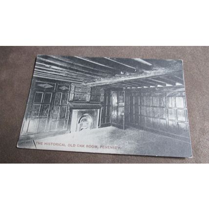 Early Postcard - Old Oak Room, Pevensey - Nr Eastbourne, Sussex