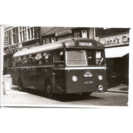 Black & White Photograph of Western Welsh Omnibus Co. Ltd. - LKG 220