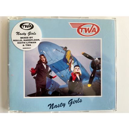 TWA - NASTY GIRLS (UK AUDIO CD SINGLE, 1995)