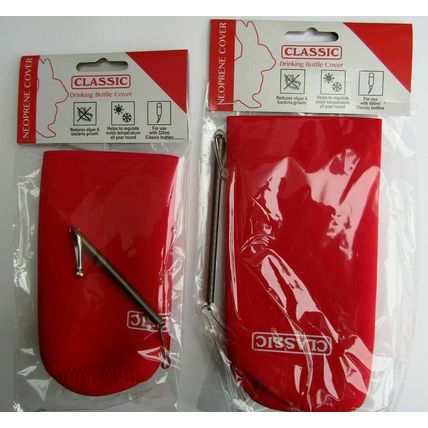 CLASSIC SMALL ANIMAL WATER BOTTLE COVER 320CC & 600CC + CAGE ATTACHMENT INCLUDED