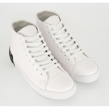 MOSCHINO COUTURE Leather Logo Trainers BNIB (RARE & COLLECTABLE)