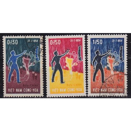 VIETNAM SÜD SOUTH [1964] MiNr 0316-18 ( O/used )