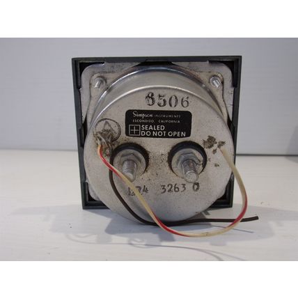 Simpson Instruments Panel Meter Microns 074 3263 0 NORS