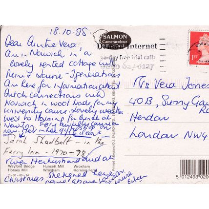 Salmon Multiview Postcard Greetings from the Norfolk Broads